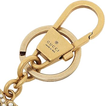 Amazon.co.jp: [グッチ] キーチェーン レディース ダブルG キーリング