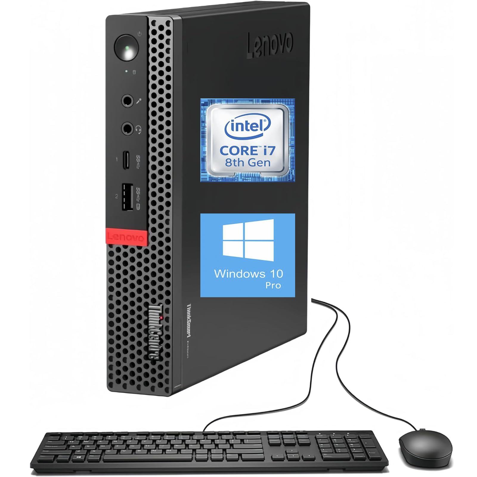 Amazon.com: Lenovo ThinkCentre M920Q Tiny Desktop Computer, Intel