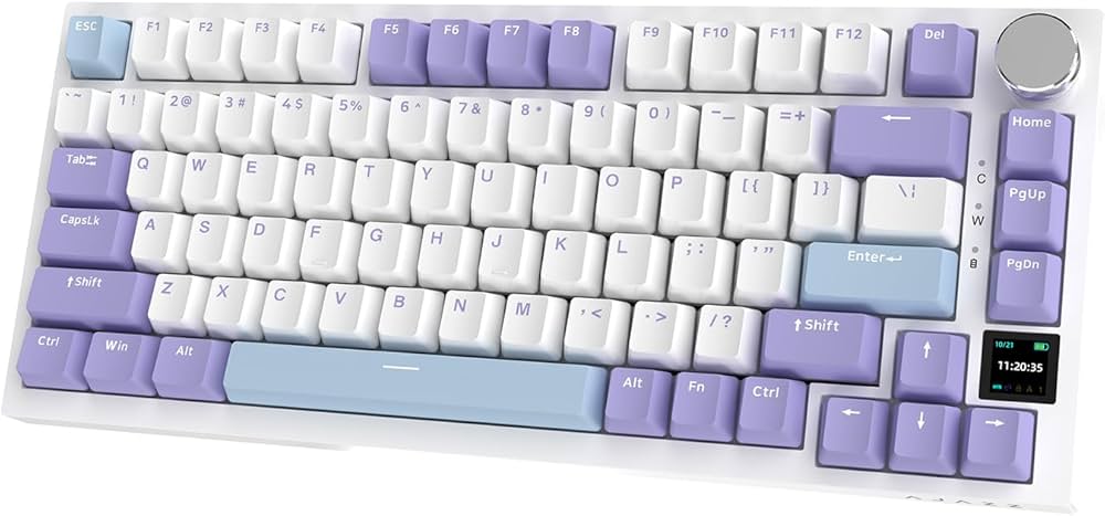 Amazon | AK820 Proメカニカルキーボード 75%リニア軸 RGBホット