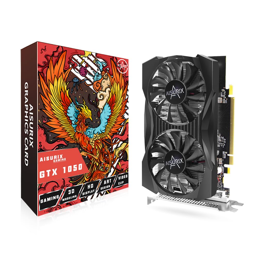 Amazon.com: AISURIX GTX 1050 4G Graphics Card, 128 Bit GDDR5 PCI