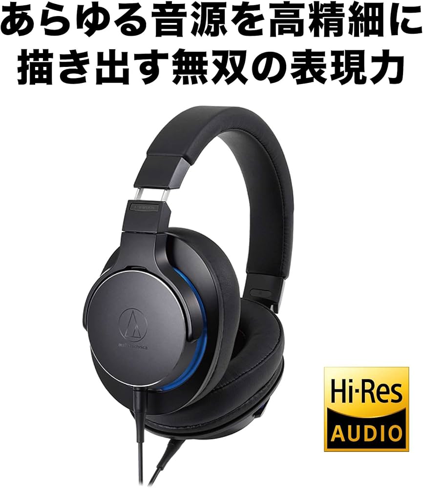 Amazon.co.jp: オーディオテクニカ ATH-MSR7b BK ヘッドホン 有線
