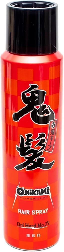 Amazon | 鬼髪ヘアスタイリングスプレーNo.6 赤鬼 250g 鬼キープ！【無