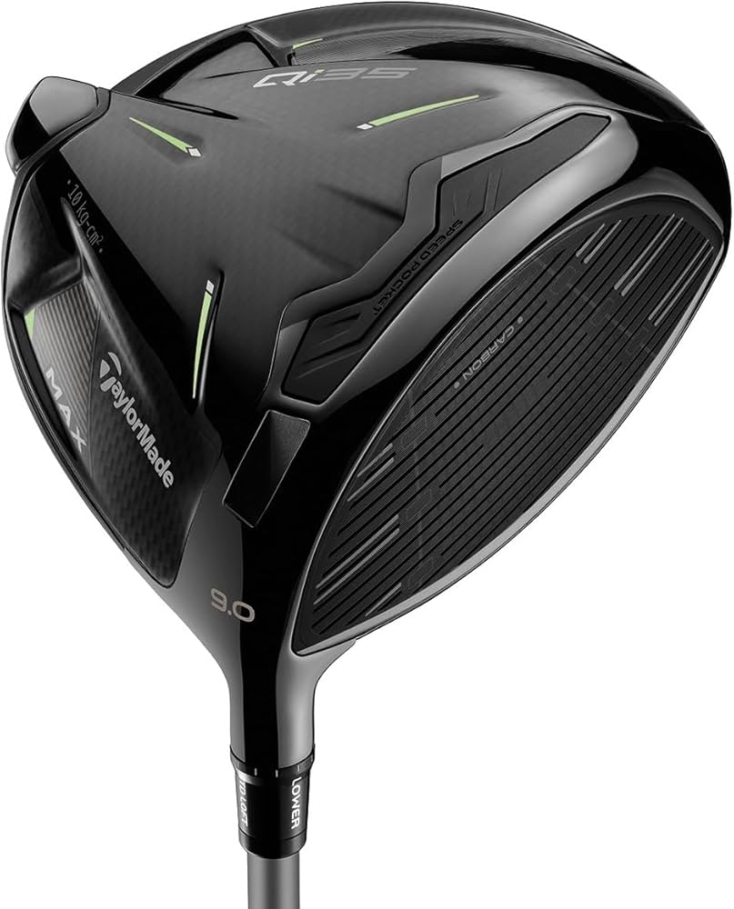 Left Handed TaylorMade Qi35 MAX Designer Series Black 9* Driver