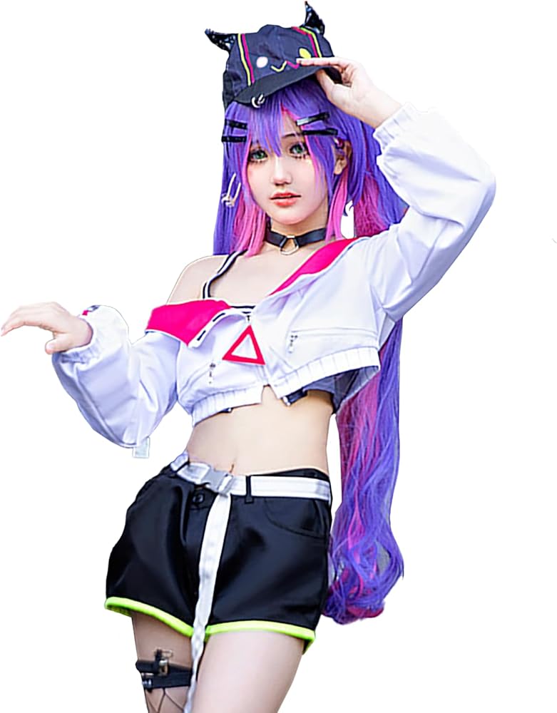 Amazon.co.jp: [milky time] 常闇トワ コスプレ ホロライブ hololive