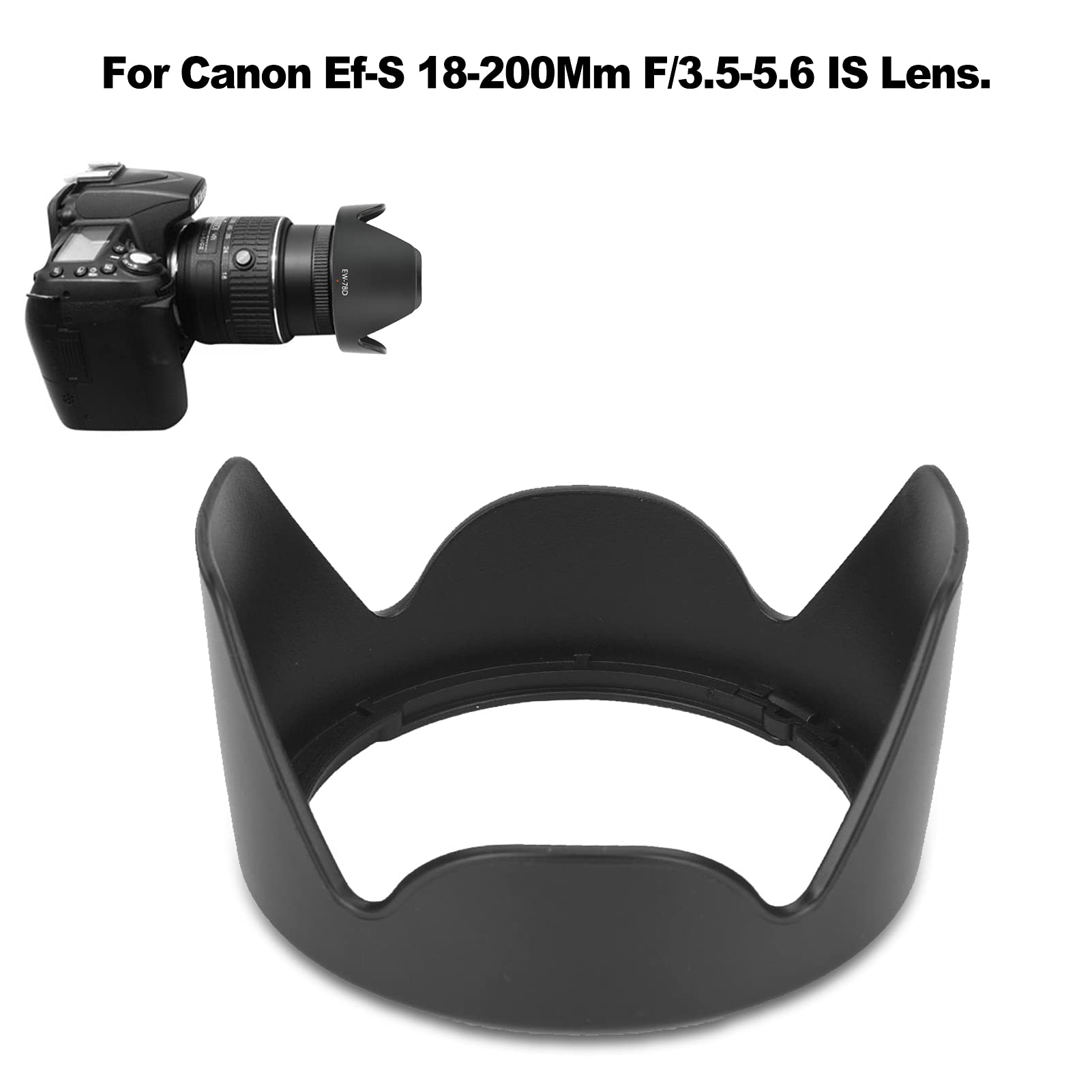 Amazon.com: Archuu Lens Hood,Tulip Flower Lens Hood for EF-S 18