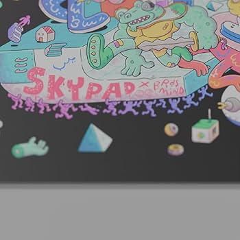 SkyPad Glass Gaming Mouse Pad, Edição Limitada Brosmind | Tapete