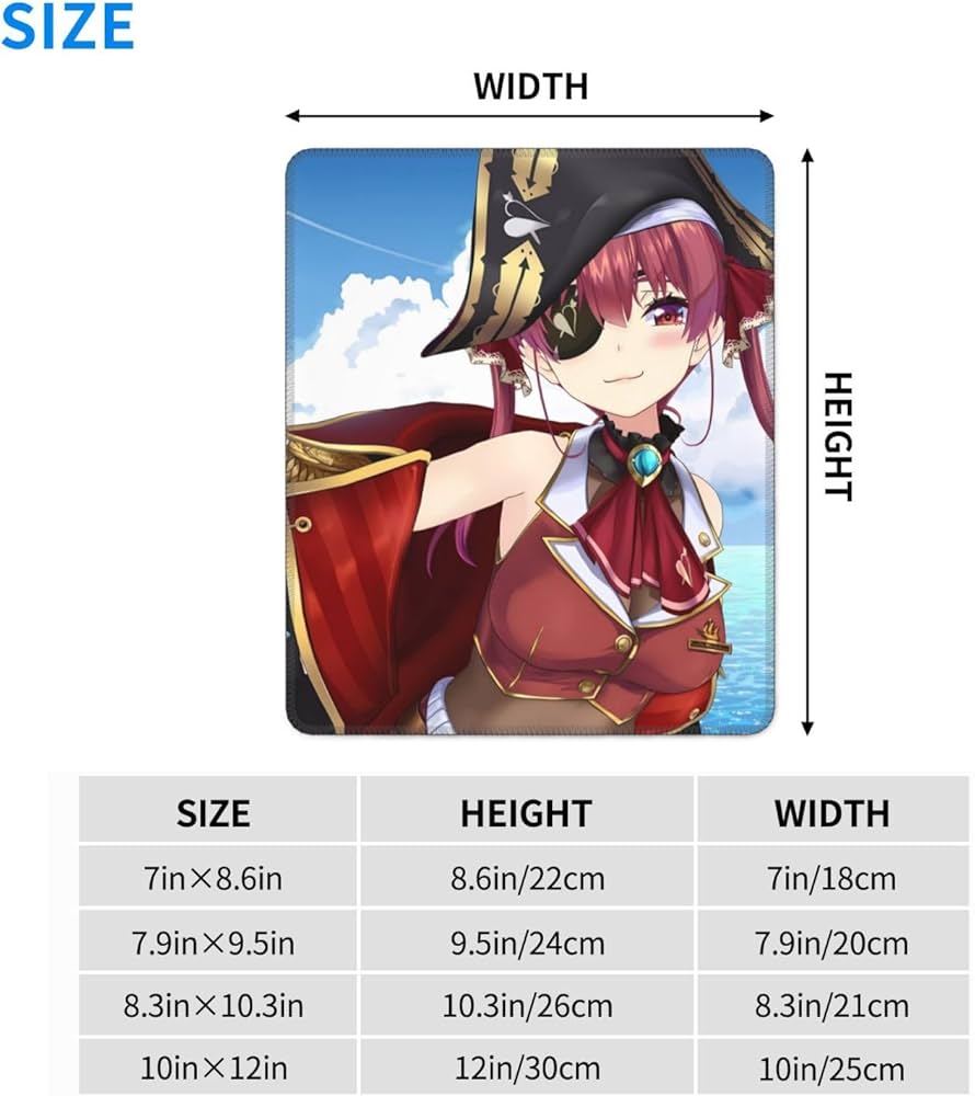 Amazon.co.jp: マウスパッド アニメ ゲーム 宝鐘マリン／ほうしょう