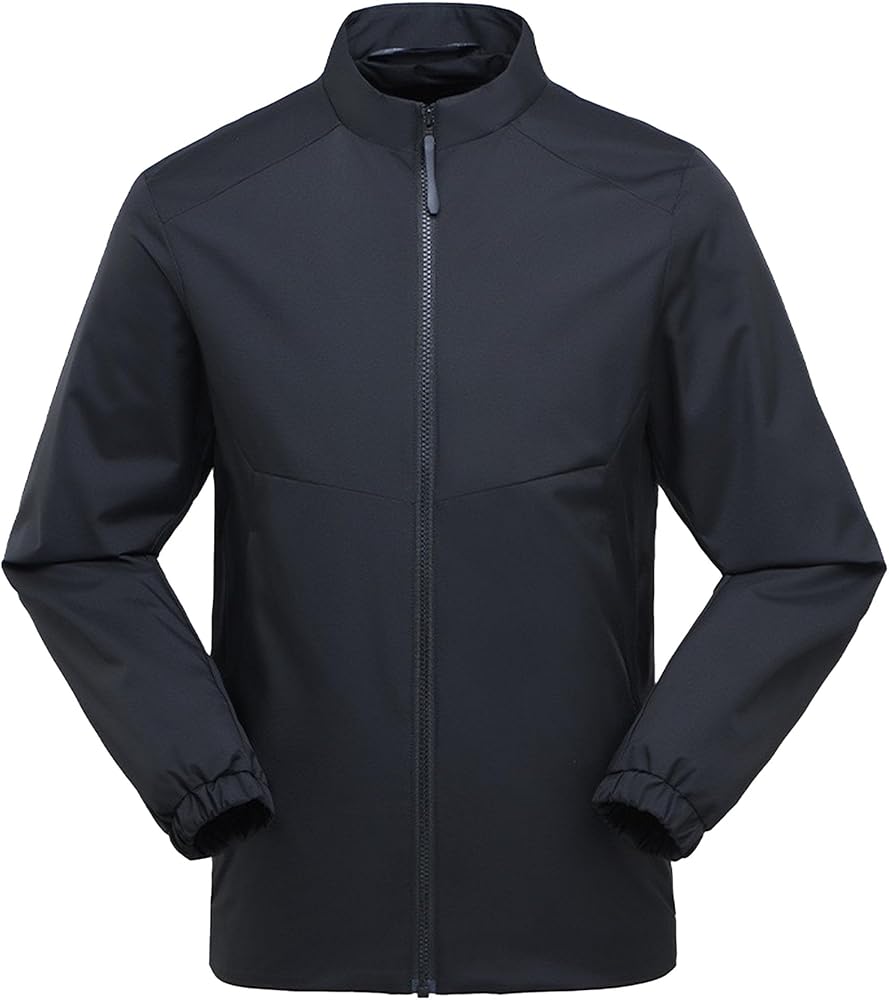 Men's Stand Collar Business Jacket Waterproof Windproof Outdoor