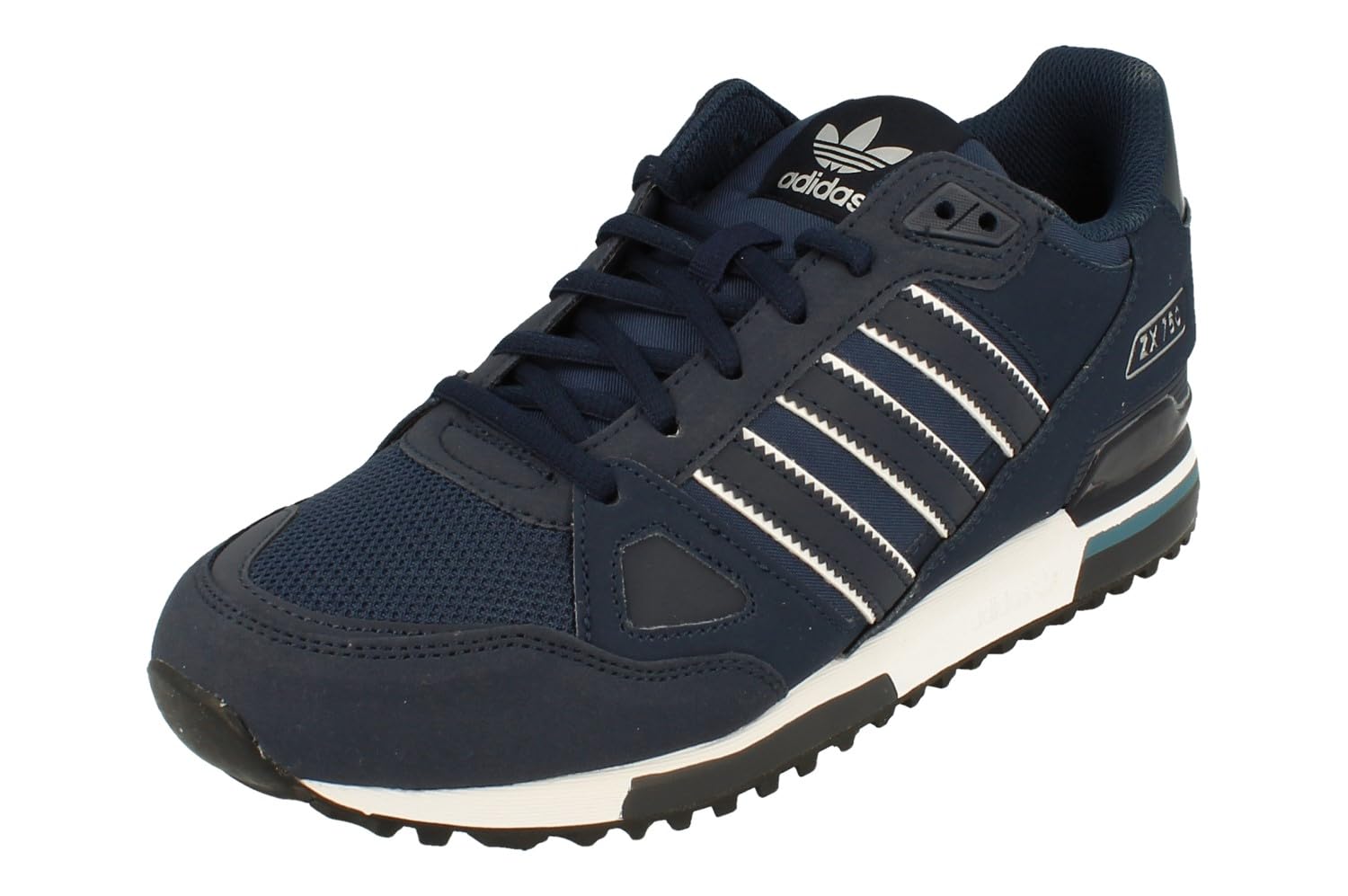 adidas Originelen Zx 750 Heren Running Trainers Sneakers, Navy Wit