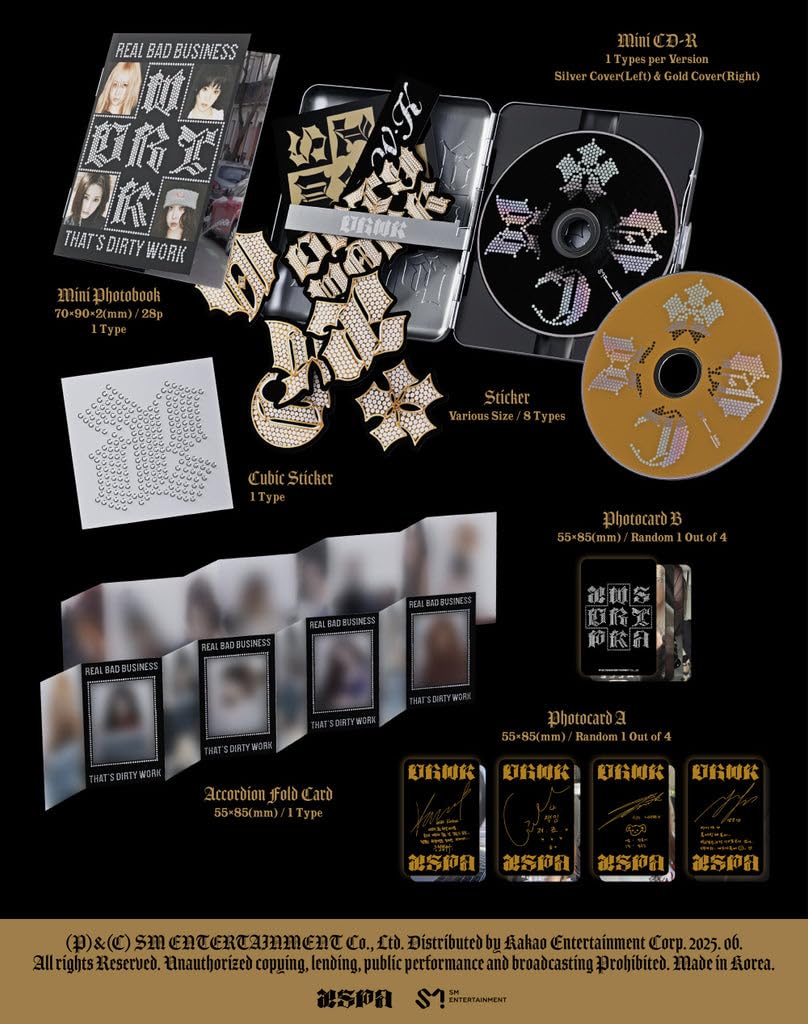 Amazon.com: aespa Dirty Work [Dirty Case Ver.] Single Album (2