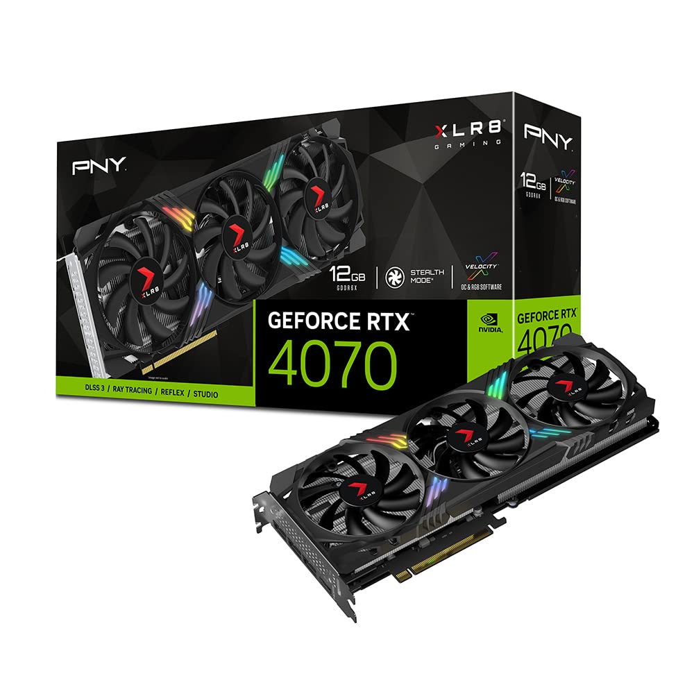 Amazon | PNY GeForce RTX™ 4070 12GB XLR8 ゲーミング VERTO EPIC-X