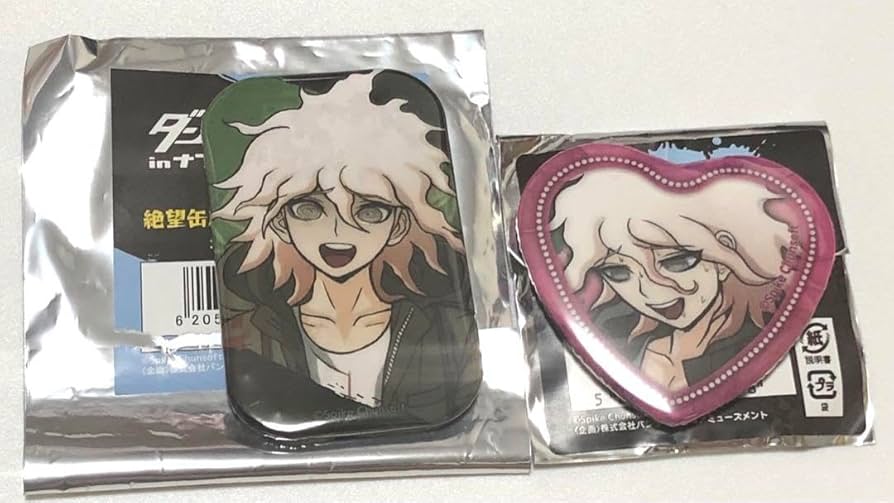 ダンガンロンパ グラフアート アニメ 絶望編 缶バッジ 十六夜 狛枝