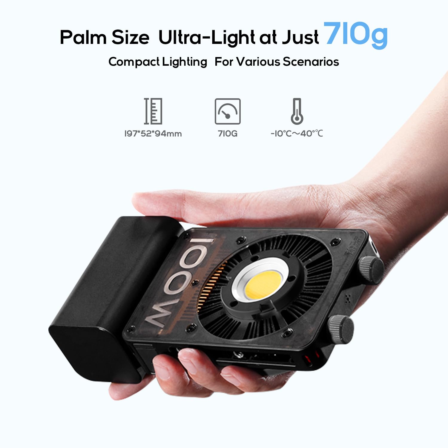 Amazon.com : ZHIYUN CINEPEER CX100 COB LED Video Light 2700K~6500K