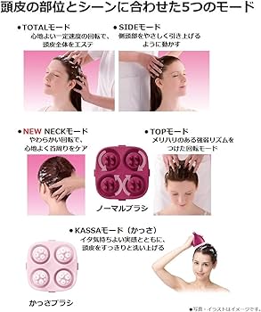 Amazon | パナソニック 頭皮エステ サロンタッチタイプ ピンク EH-HE9A