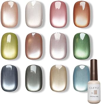 Amazon | CLETO クレト クロムマグ 12色セット 7g ジェルネイル