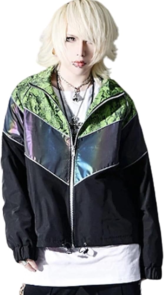 Amazon | [ALTER VENOMV] リフレクターナイロンジャケット メンズ