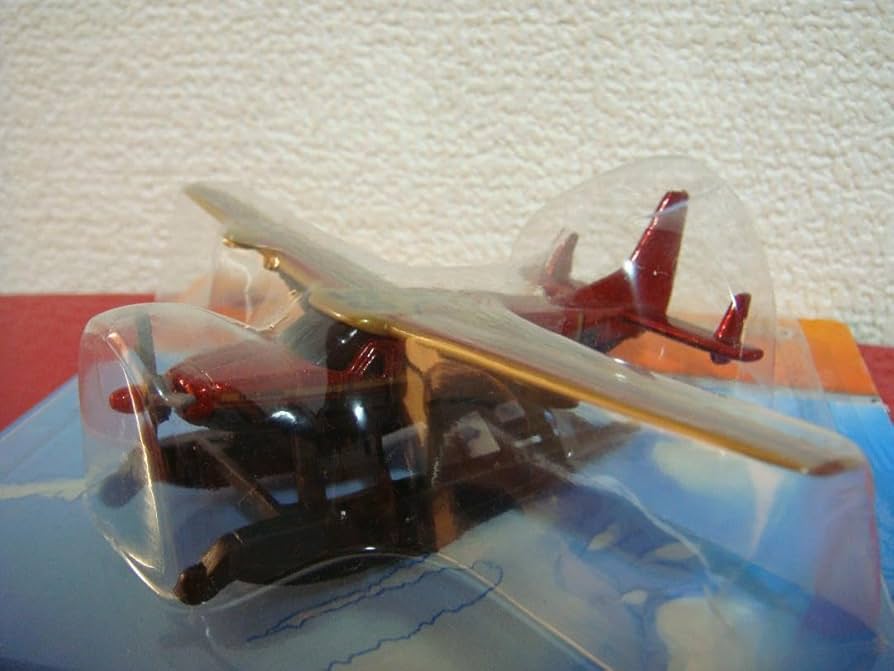 Amazon.co.jp: MATCHBOX セスナ208キャラバンSEA 赤黒 飛行機ダイ