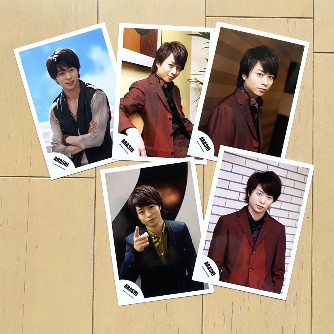 櫻井翔 嵐 ARASHI 公式写真 Jロゴ ソロ 混合 3枚 櫻井翔 嵐 ARASHI