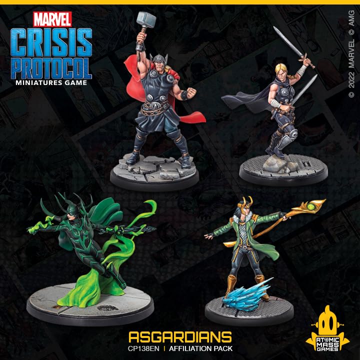 Amazon.com: Atomic Mass Games Marvel: Crisis Protocol Asgardians