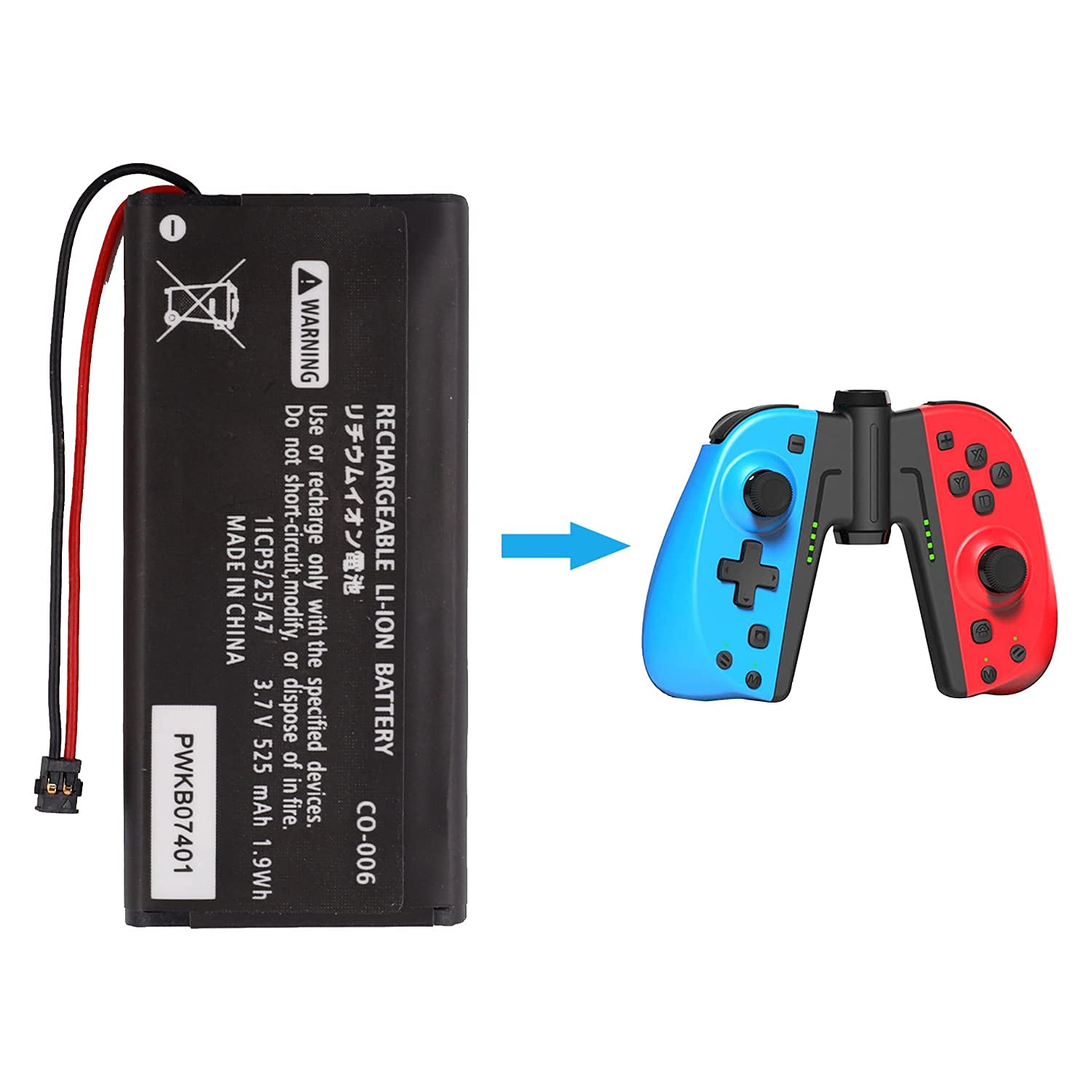 Amazon.com: Duotipa Battery HAC-006 Compatible with Switch JoyCon