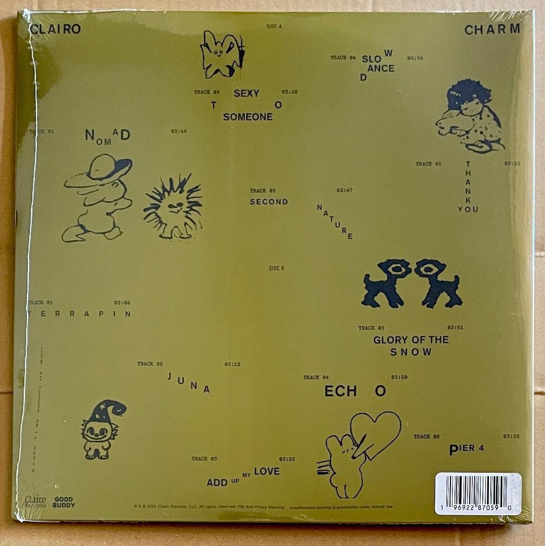 Amazon.co.jp: 限定パープル盤 Clairo Charm クレイロ レコード : おもちゃ