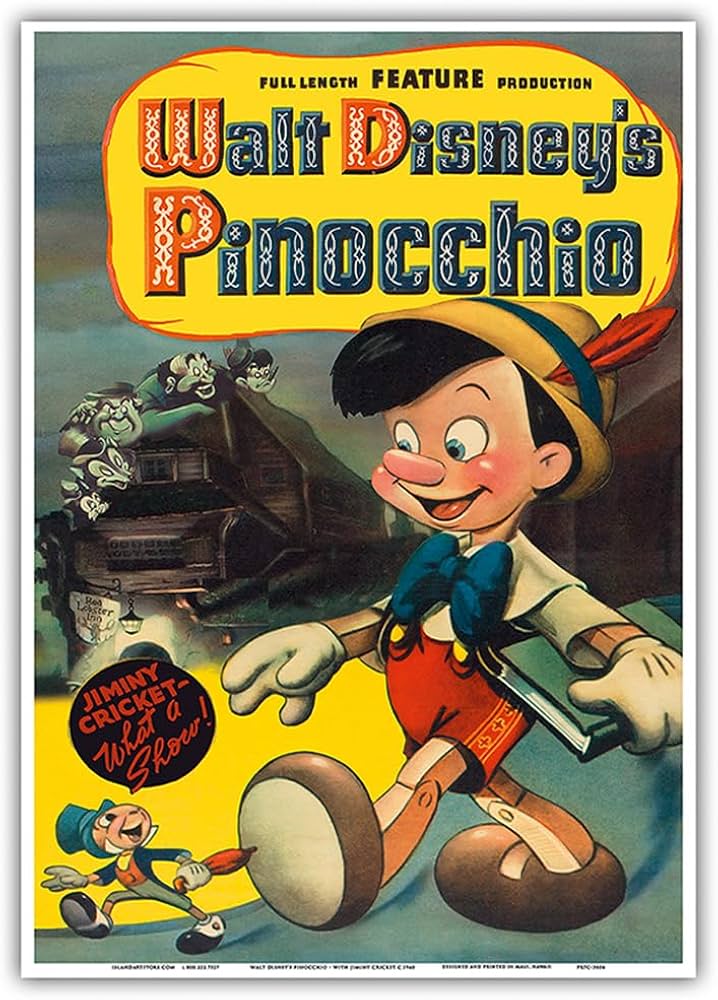 Amazon.co.jp: ウォルトディズニーのピノキオ-ジミニークリケットと