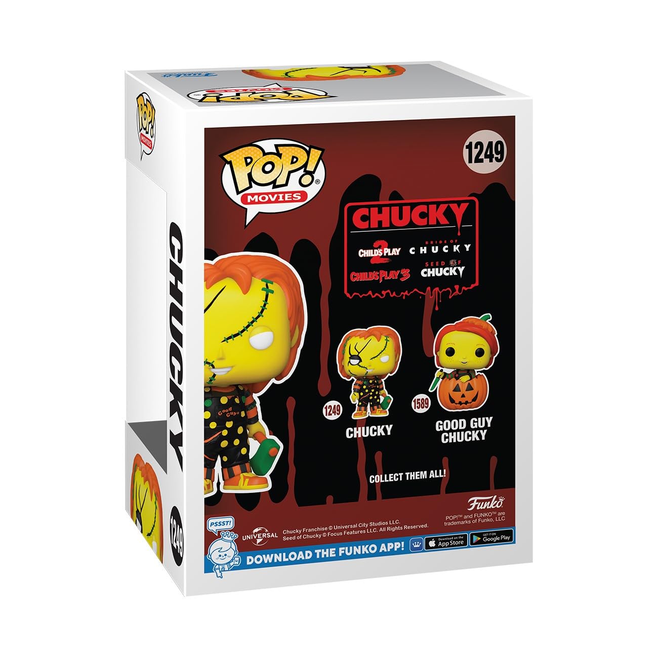 Amazon.com: Funko POP! Movies: Chucky Vintage Halloween - Chucky