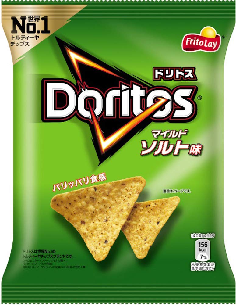 Amazon.co.jp: フリトレー ドリトス マイルドソルト味 65g×12袋 : 食品