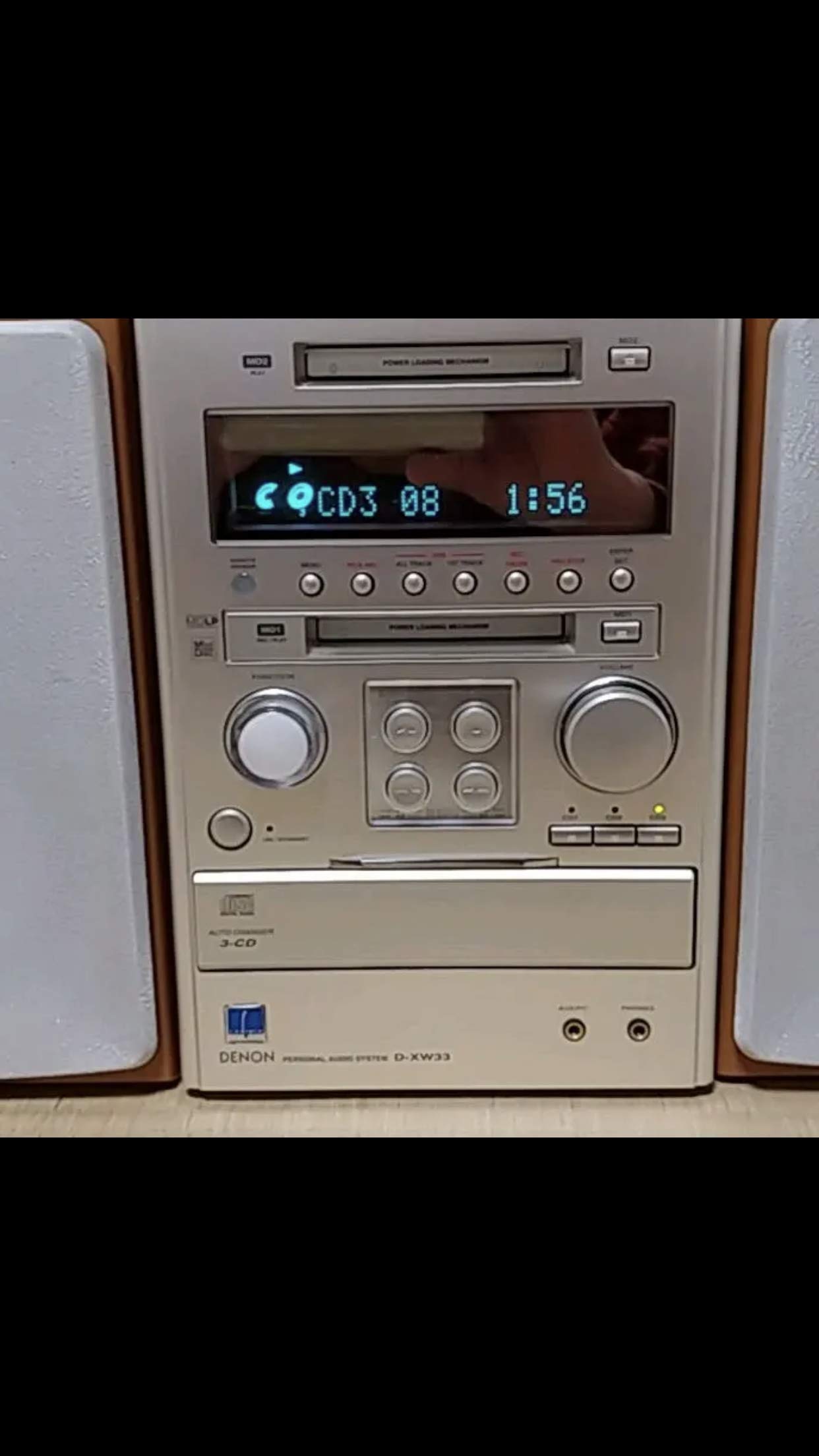 Amazon | DENON CD/MDシステムコンポ 木目 D-MG33-M | Denon
