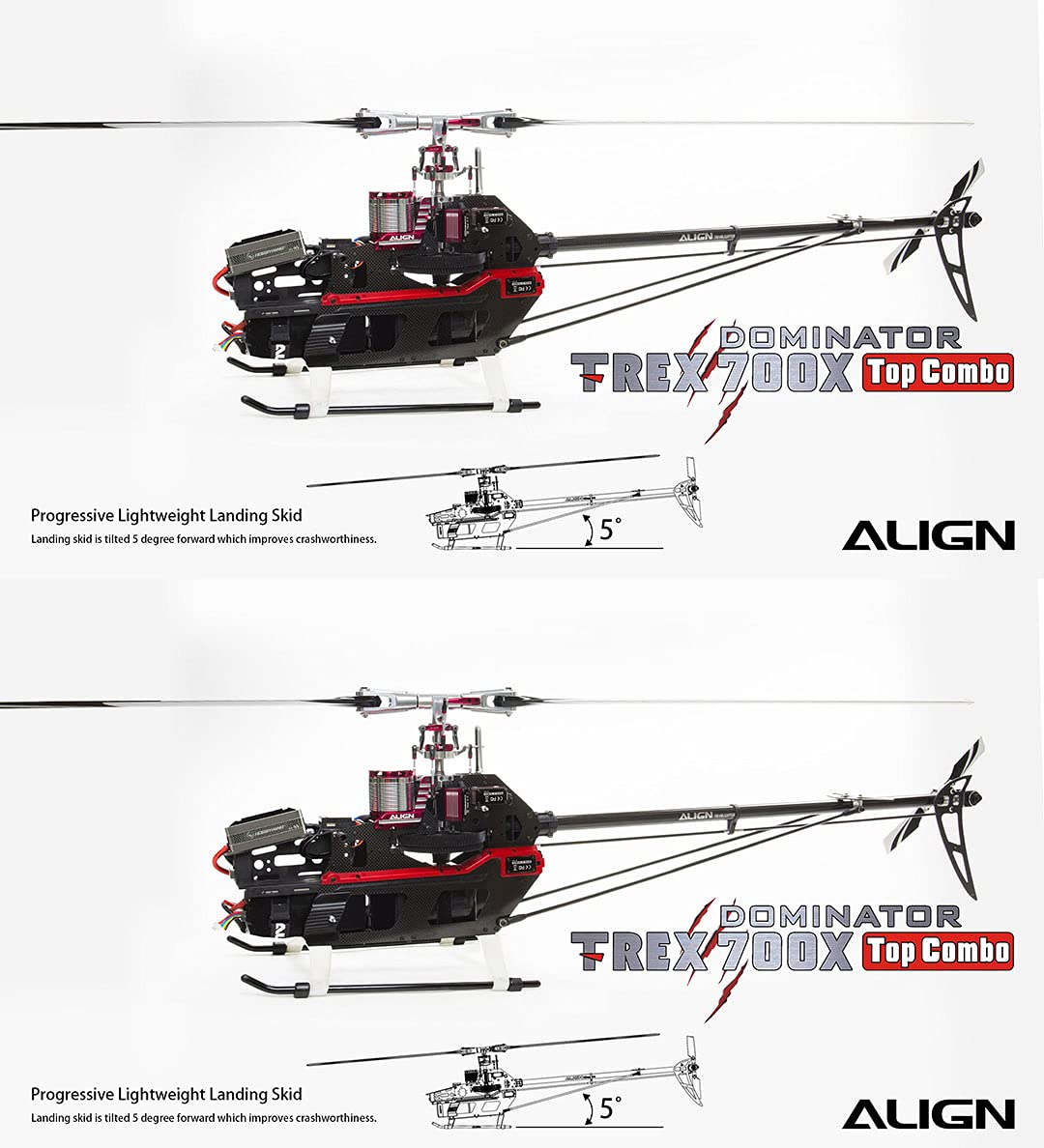 Amazon.com: ZYHOBBY 3D RC Helicopter T-REX 700X Top Combo : Toys