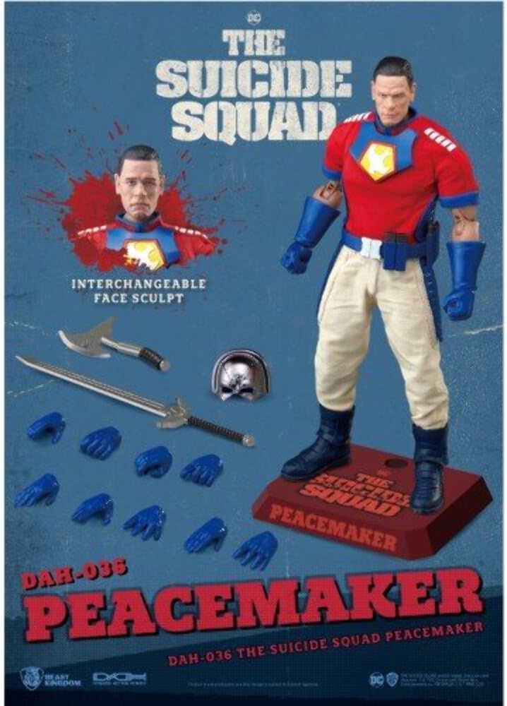Amazon.com: Beast Kingdom The Suicide Squad: Peacemaker DAH-036