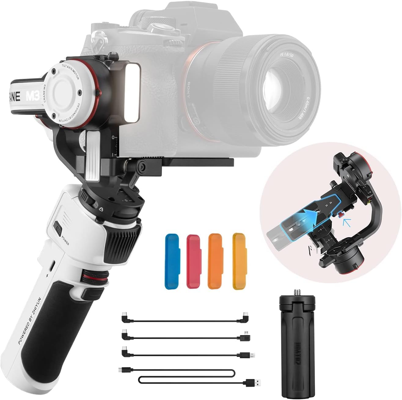 Zhiyun Crane M3 Gimbal 3-Axis Handheld Stabilizer All in One
