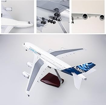 Amazon.co.jp: 18.1インチ 1:160 スケール モデル飛行機 エアバス A380