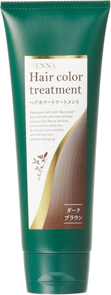 Amazon | 生活の木 ヘアカラー トリートメント ダークブラウン 200g
