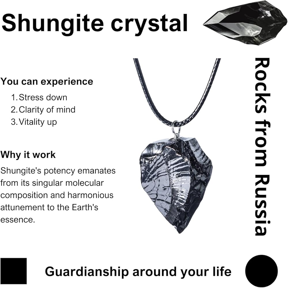 Amazon.co.jp: Keled Rocks エリートシュンガイト-ネックレス-タイプI