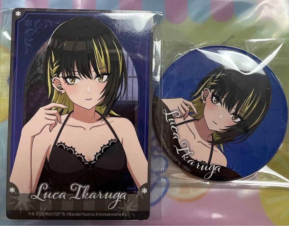 Amazon.co.jp: シャニマス AVIOT アートカード 缶バッジ 斑鳩ルカ