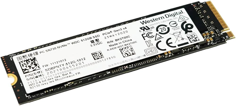 Amazon | OEM WD PC SN730 NVMe SSD 512GB 容量 読み取り速度 最大