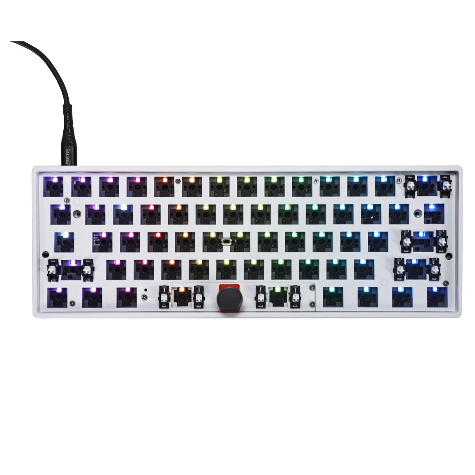 Amazon | YMDK GK61 Pro RGB QMK VIA 有線ガスケット ホットスワップ