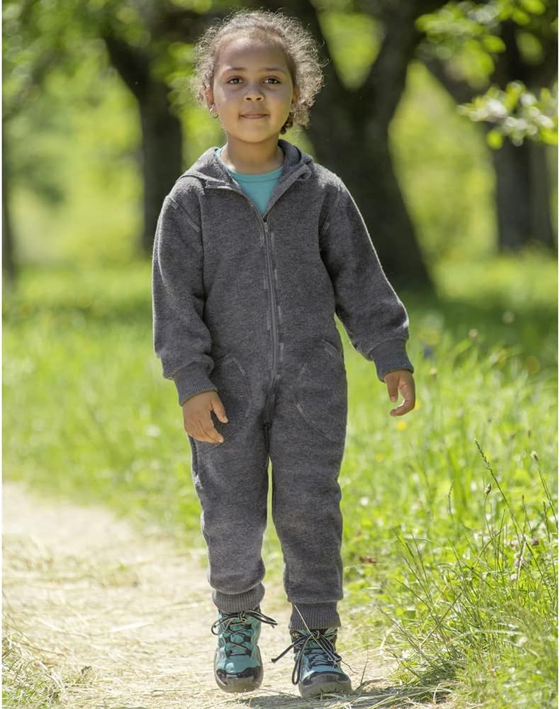 Amazon.com: Ecoable Kids Wool Overall: Hooded Thermal Coverall