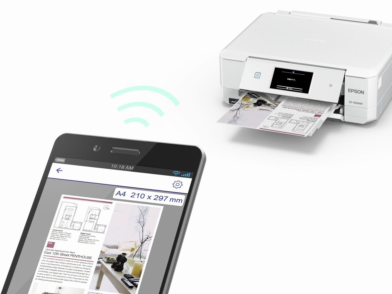 Amazon.co.jp: EPSON Printer Ink Jet Multifunction Colorio EP-808A