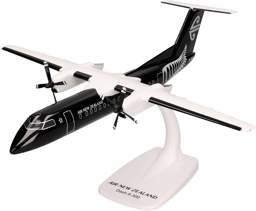 Amazon.com: Herpa Snap-Fit Model Airplane Air New Zealand DHC-8
