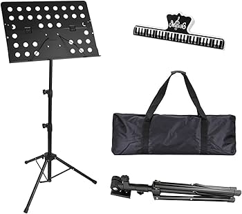 Amazon.co.jp: 譜面台 折りたたみ式 楽譜たて 楽譜スタンド 73~145cm