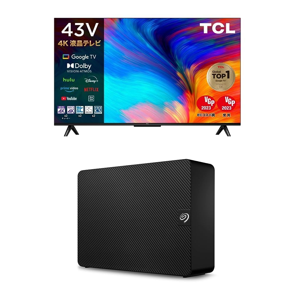 Amazon | 【Amazon.co.jp 限定】TCL 43P635 43インチ 4K 液晶テレビ