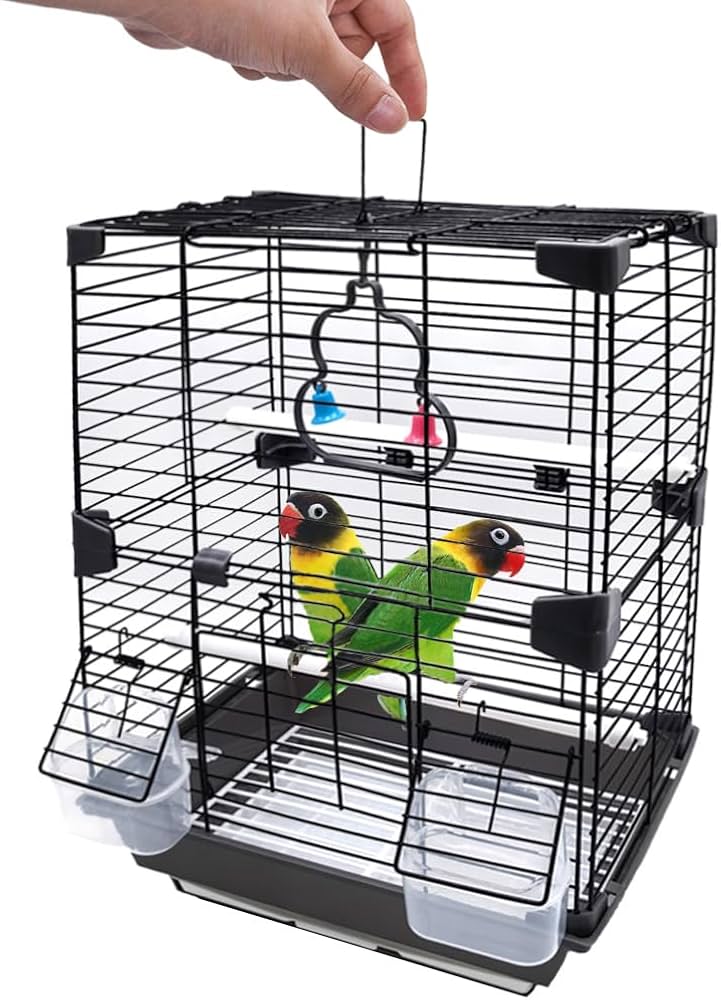 Amazon | IYOIYA 鳥 キャリー 通院 移動用 30×23×43 小型 鳥かご 文鳥