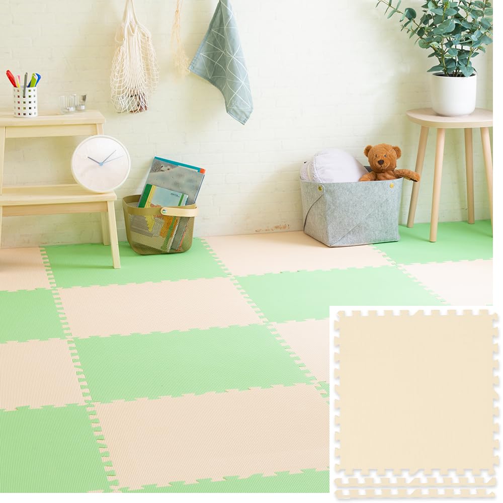 Amazon.co.jp: アイリスプラザ ジョイントマット 大判 60cm 10mm