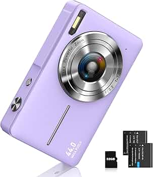 Amazon | Digital Camera 1080P 44MP Kids Camera with 32GB Memory