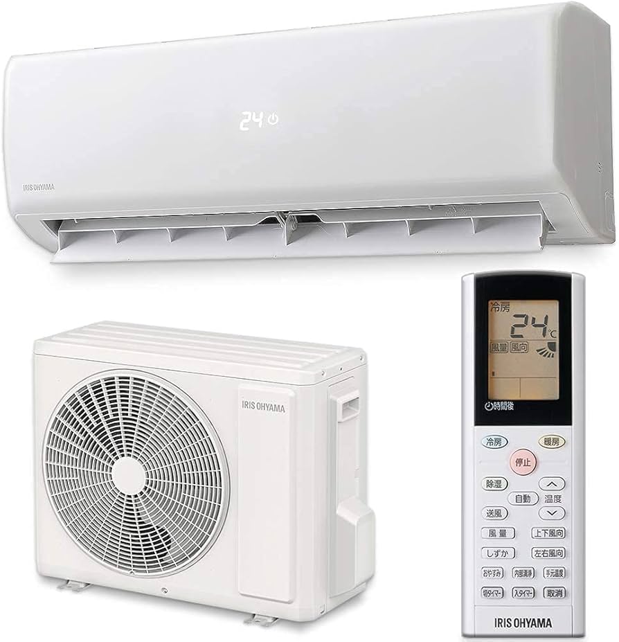 Amazon | アイリスオーヤマ エアコン 6畳用 ルームエアコン 2.2kW 上下