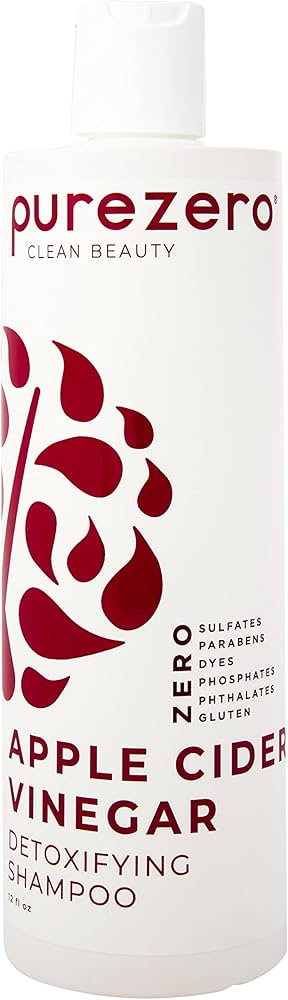 Amazon.com : Purezero Apple Cider Vinegar Detoxifying Shampoo, 12