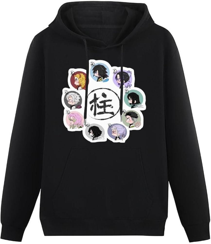 Amazon.co.jp: パーカー メンズ 鬼滅の刃 鬼殺隊 柱 プルオーバー 長袖