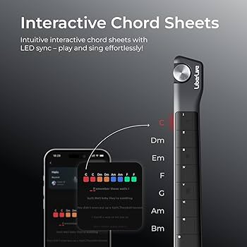 Amazon.com: LiberLive C1 Stringless Smart Guitar, Foldable Travel